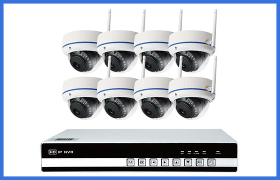 Εσωτερικές εξαρτήσεις καμερών CCTV θόλων ασύρματες IP 8PCS για το σπίτι/το κατάστημα Onvif